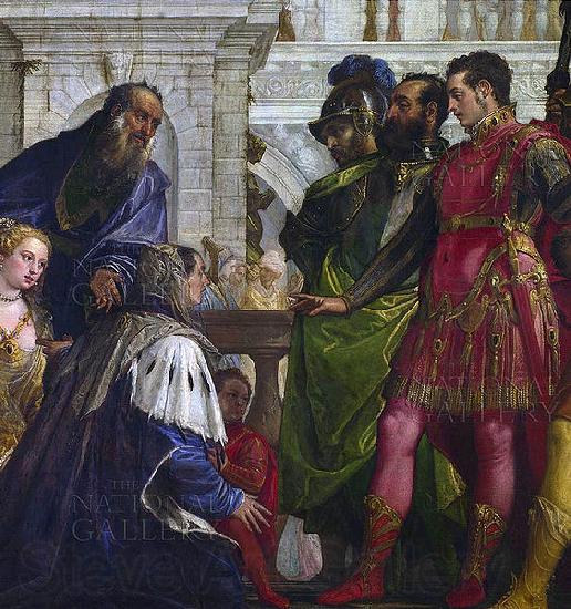 Paolo  Veronese Family of Darius before Alexander Germany oil painting art